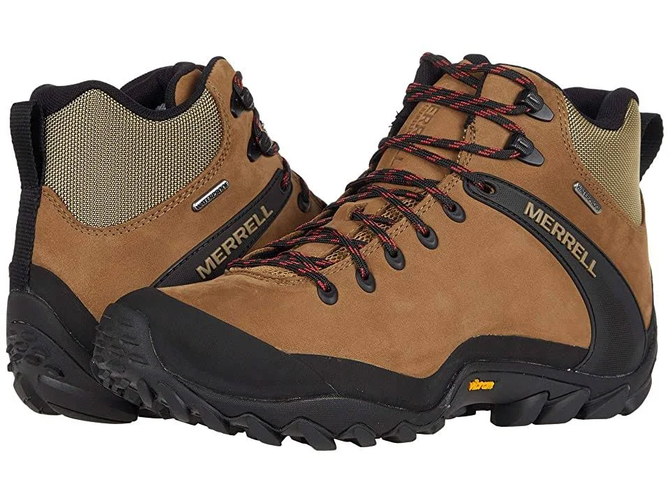 Merrell Chameleon 8 Leather Mid Waterproof Men's Boots Kangaroo : 13 M