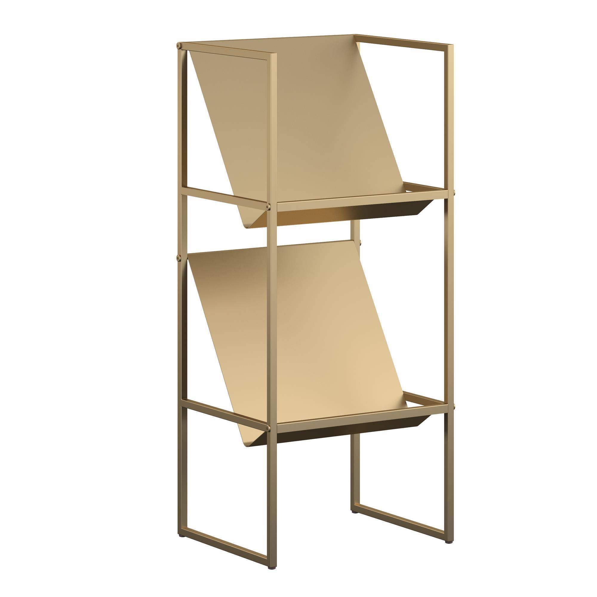 Novogratz Helix Vinyl Record Storage (Gold)