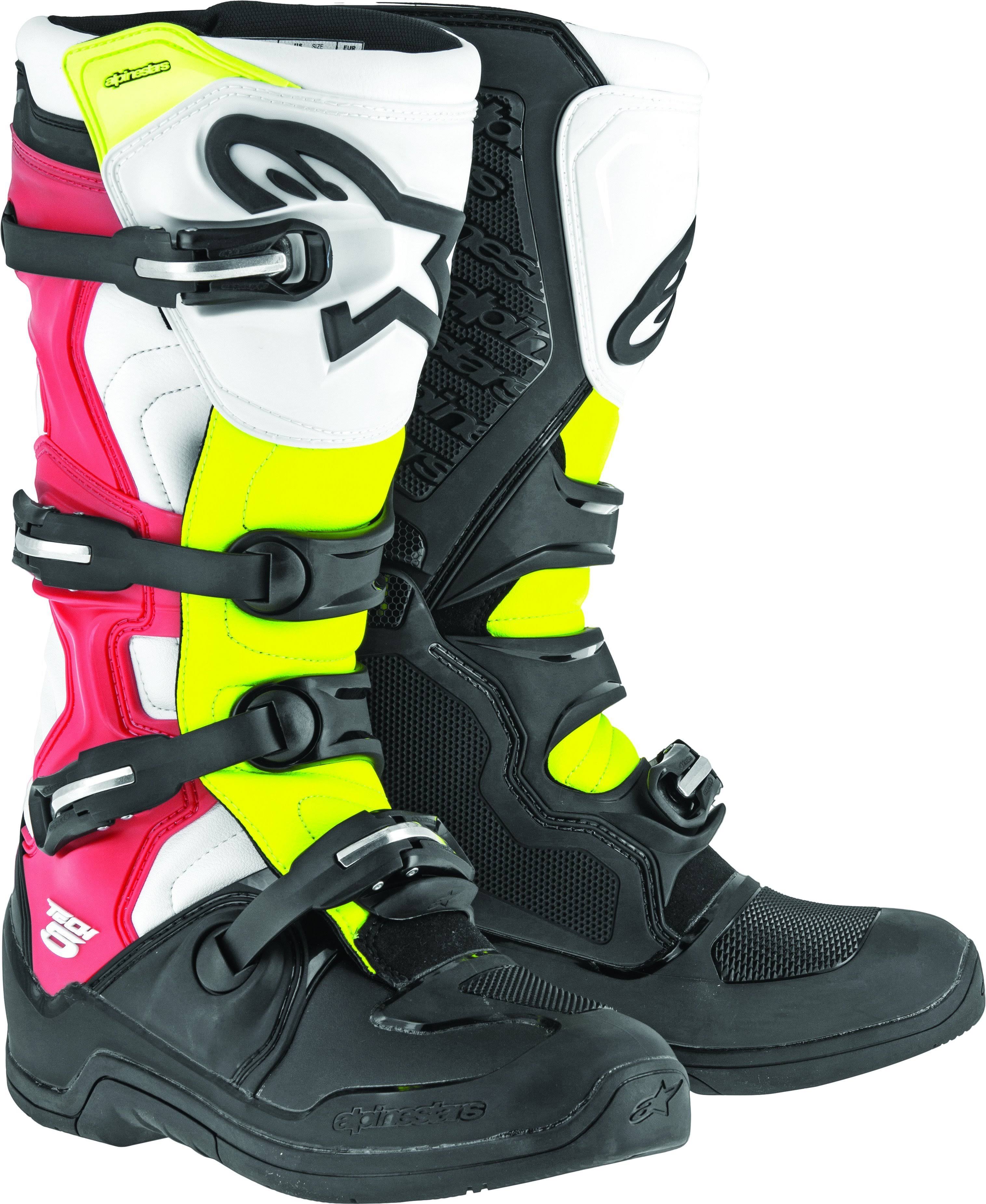 Alpinestars Tech 5 Boots - White/Red/Blue - 10