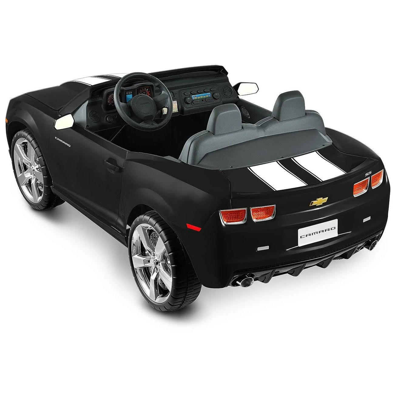 Kid Motorz Black 2-Seater Chevrolet Racing Camaro
