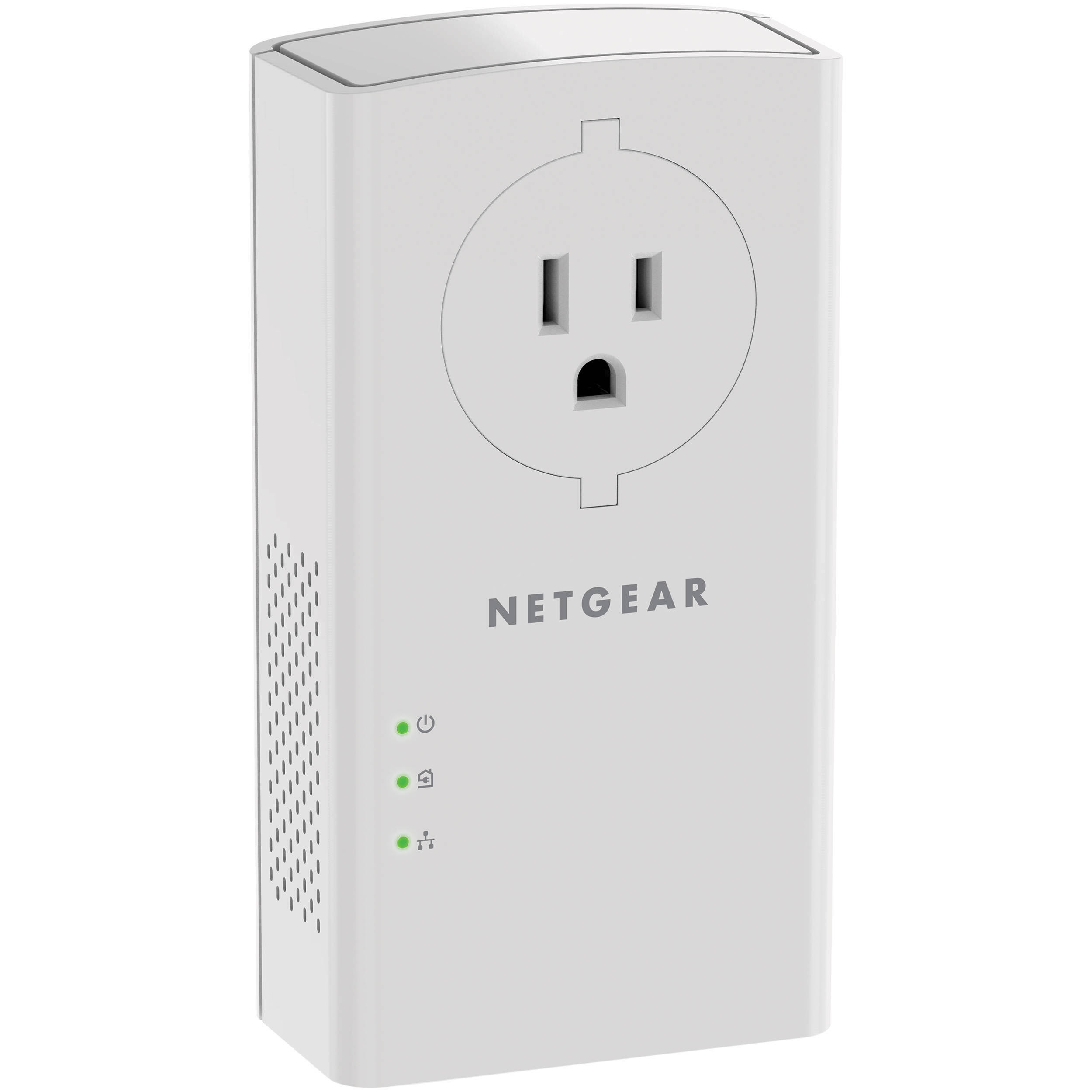 Netgear Powerline 2000 + Extra Outlet Bridge - 2000 Mbps - Gigabit Ethernet - 2 Pack