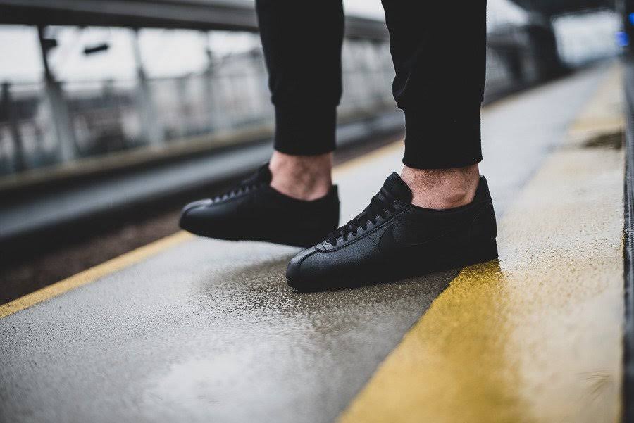 Nike Classic Cortez Leather - Black