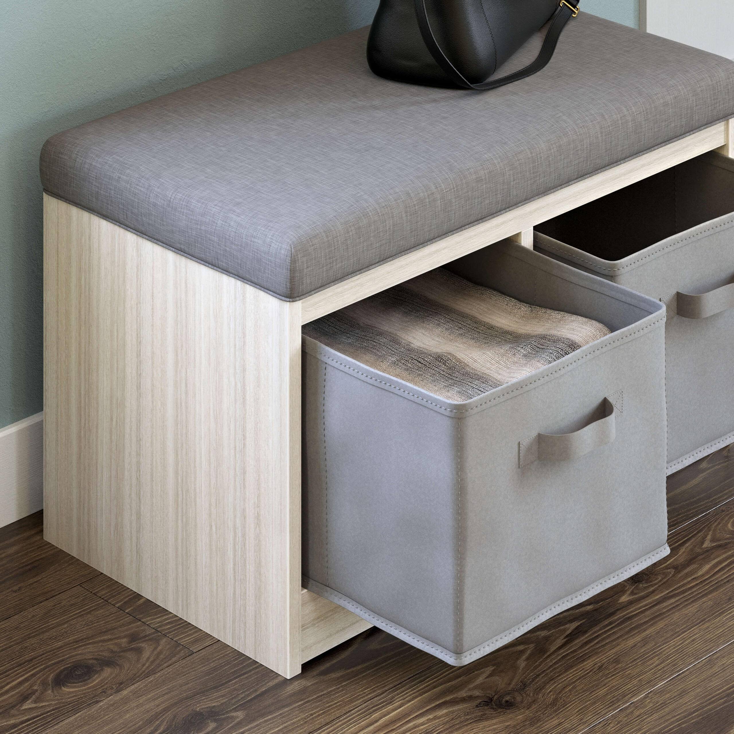 Signature Design by Ashley Blariden Storage Bench, Gray