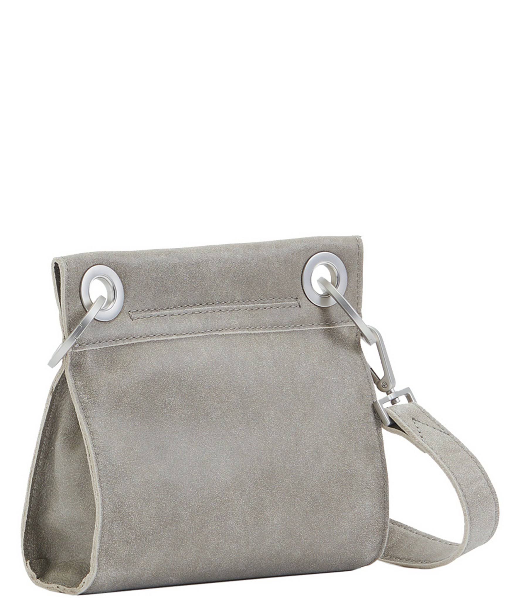 Hammitt Tony Grommet Studded Leather Crossbody Bag - Grey Natural