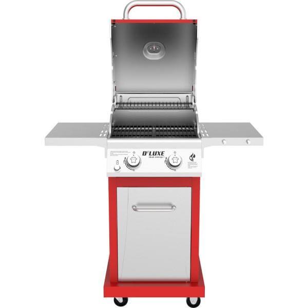 Nexgrill Deluxe 2-Burner Propane GAS Grill in Red