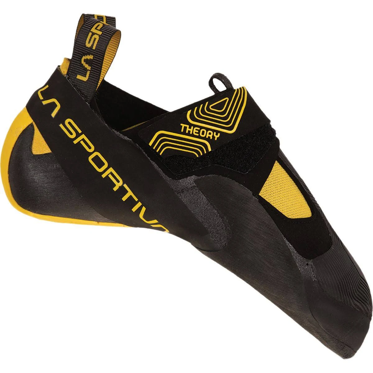 La Sportiva Men's Theory Climbing Shoe - 40 - Black / Yellow