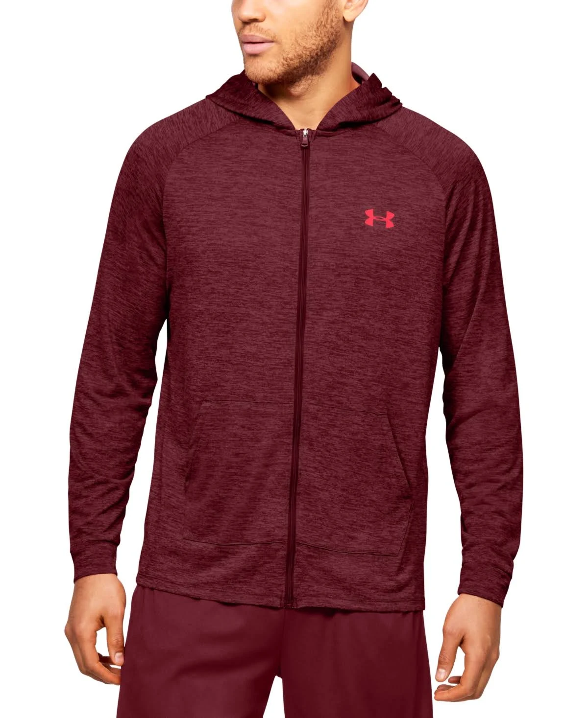 Under Armour Men's Tech 2.0 Full Zip Hoodie - Charcoal