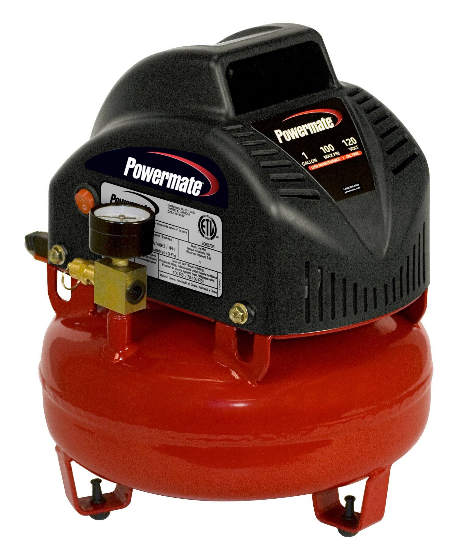 Powermate 1 Gallon Portable Electric Air Compressor