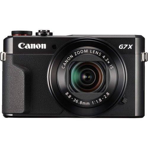 Canon PowerShot G7 x Mark II (Black) International Version - Expo Accessories Bundle
