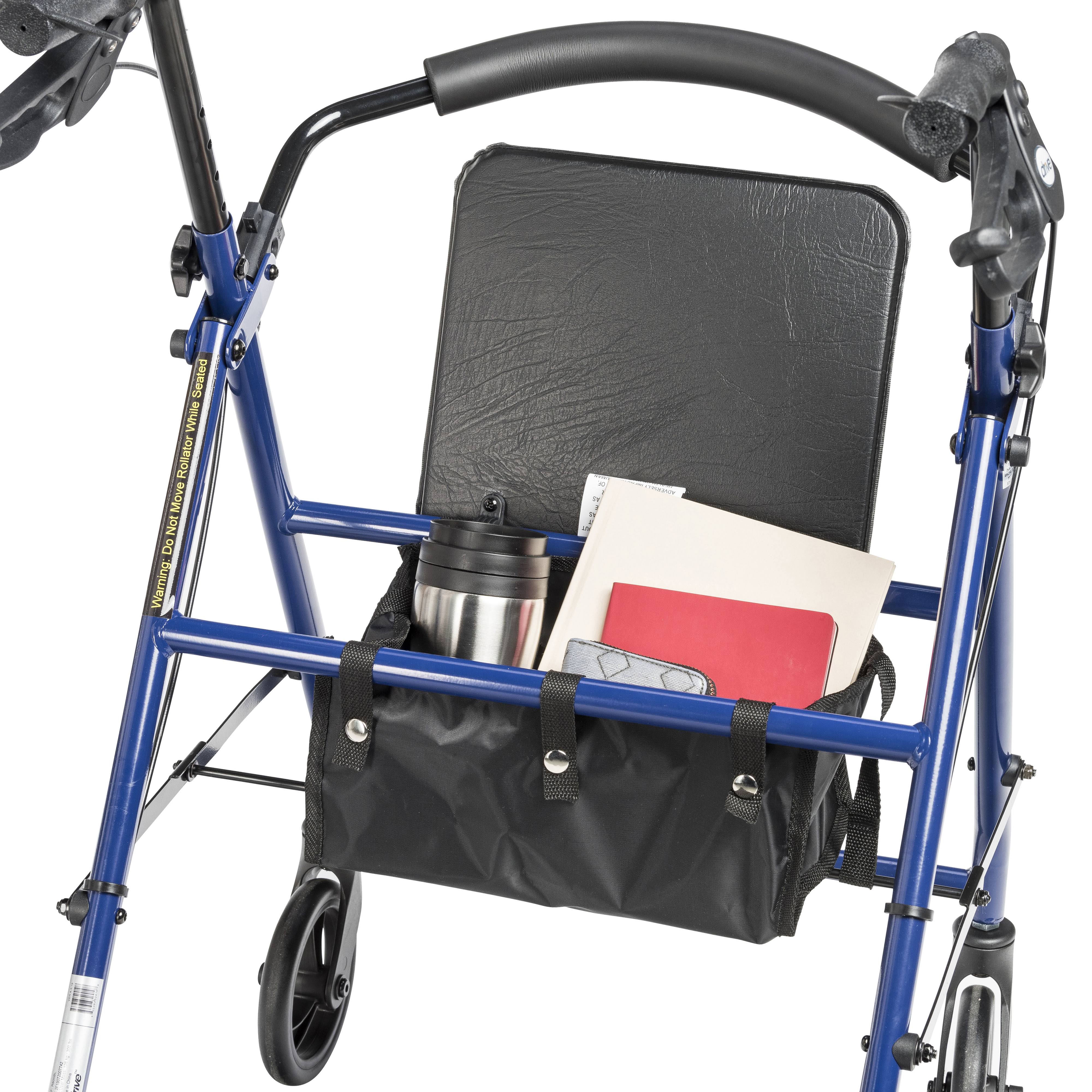 Drive Medical Rollator with 6x22 Wheels - Blue