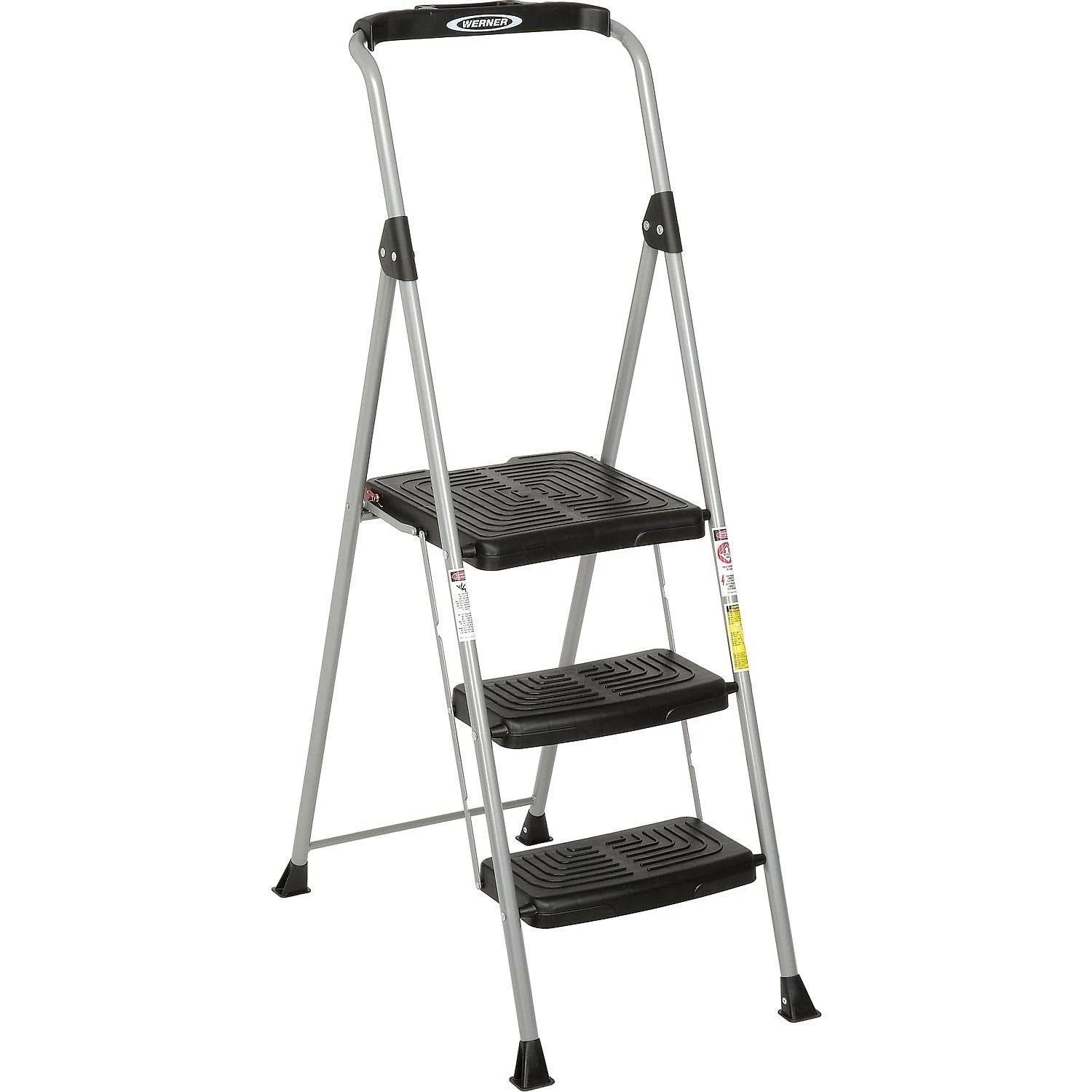 Werner SP323-6 3 Step Steel Podium Step Stool, 225 lb. Cap