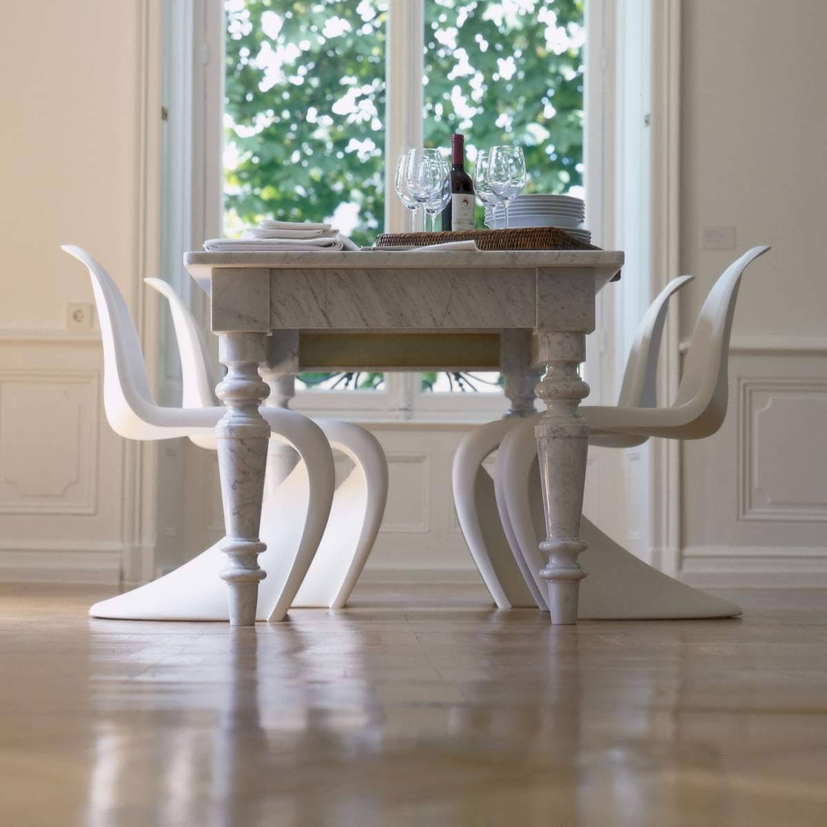 Vitra Panton Chair White, Verner Panton 1999