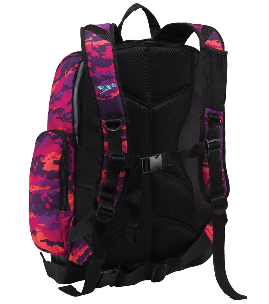 Speedo Large Teamster Backpack, 35-Liter Camo Purple