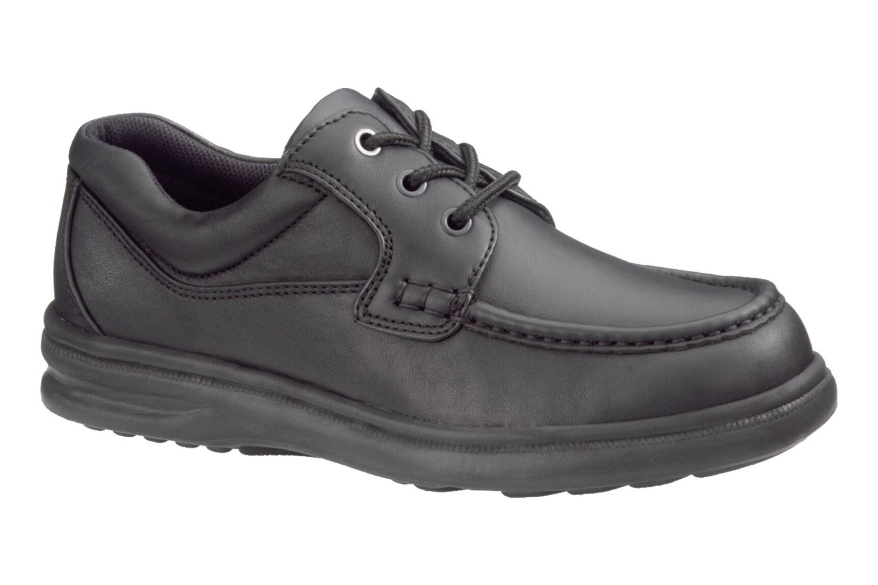 Hush Puppies Men&s Gus Shoes, 14 3E, Black
