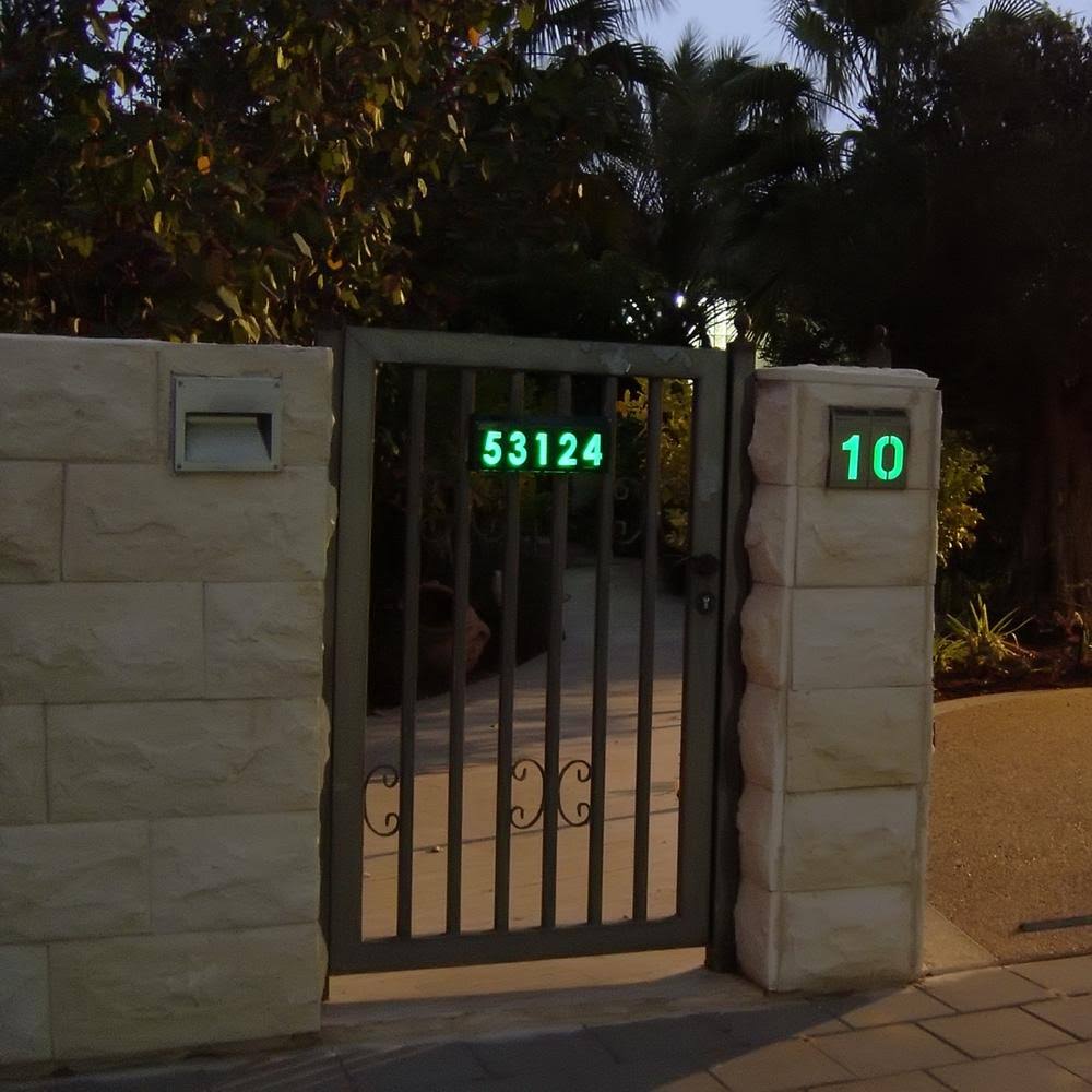 Gama Sonic Solar Address Sign