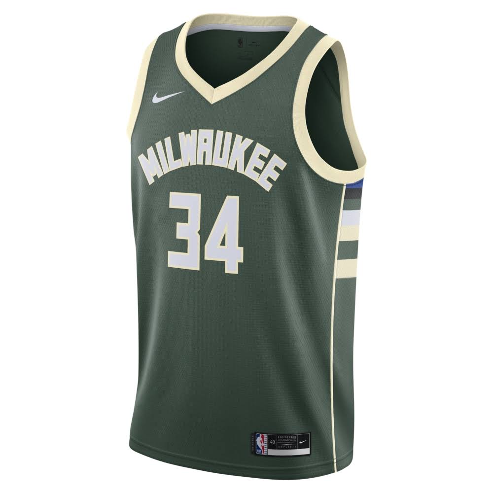 Nike Milwaukee Bucks Giannis Antetokounmpo Icon Edition Swingman Jersey
