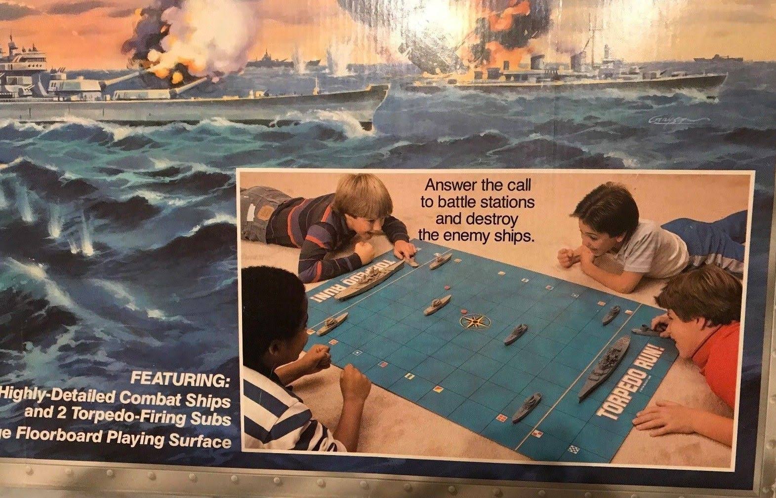 Torpedo Run Game - 1986 - Milton Bradley - Great Condition