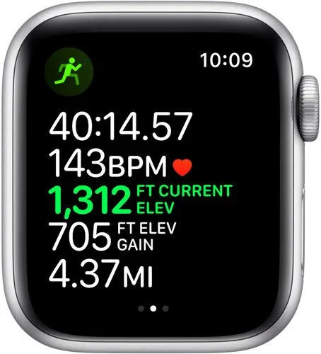 Apple Watch Series 5 - 40mm - GPS - Silver Aluminum Case - White Sport Band