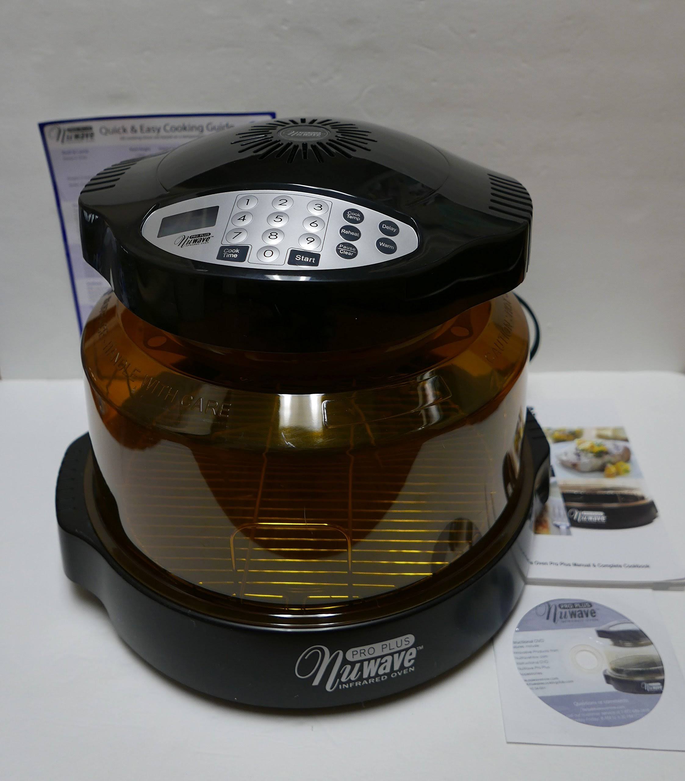 NuWave Oven Pro Plus 20601 Upgraded Shatter Resistant Dome (Black)
