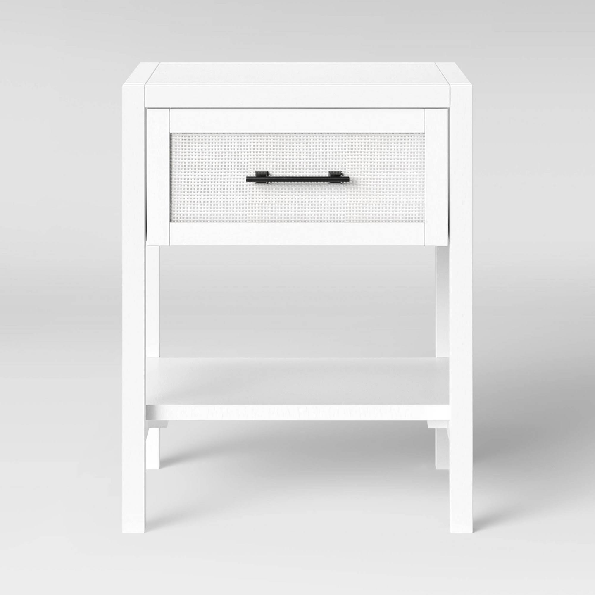 Warwick End Table with Drawer White - Threshold