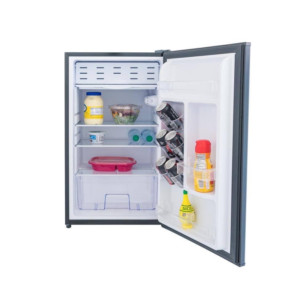 Magic Chef 3.3 Cu. ft. Mini Fridge in Stainless Look