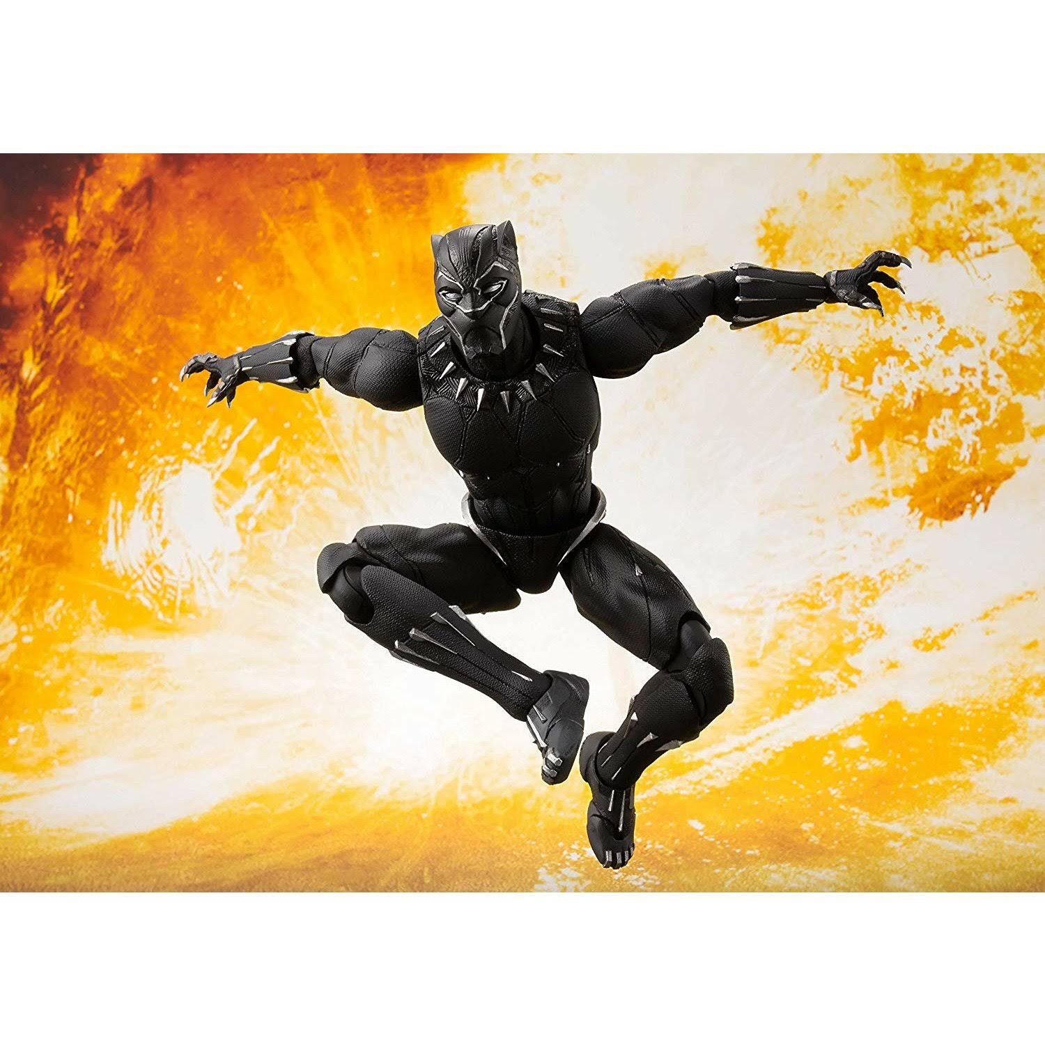 Avengers Infinity War S.H. Figuarts Action Figure Black Panther u0026 Tama