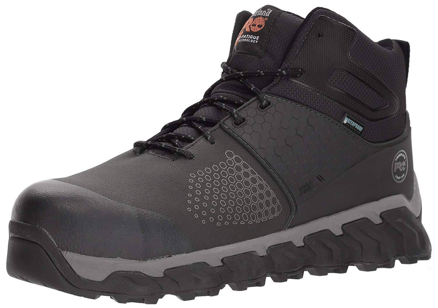 Timberland Pro Ridgework Composite Toe Waterproof Boots, Men's Black