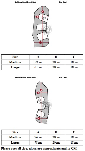 LeMieux Black Carbon Travel Boots