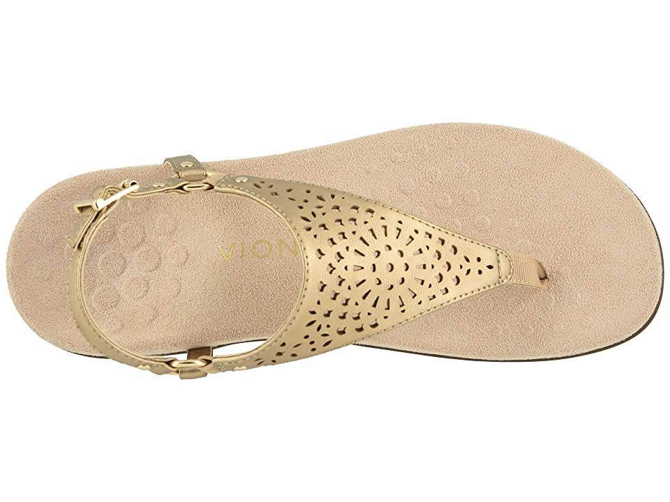 Women's Vionic Kirra Thong Sandal, Size: 6.5, Gold