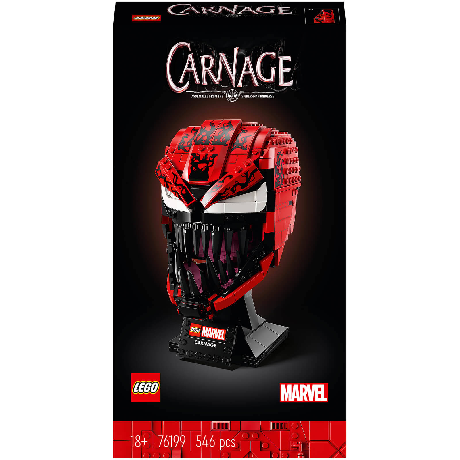 Lego Marvel Spider-Man Carnage Building Set for Adults (76199)