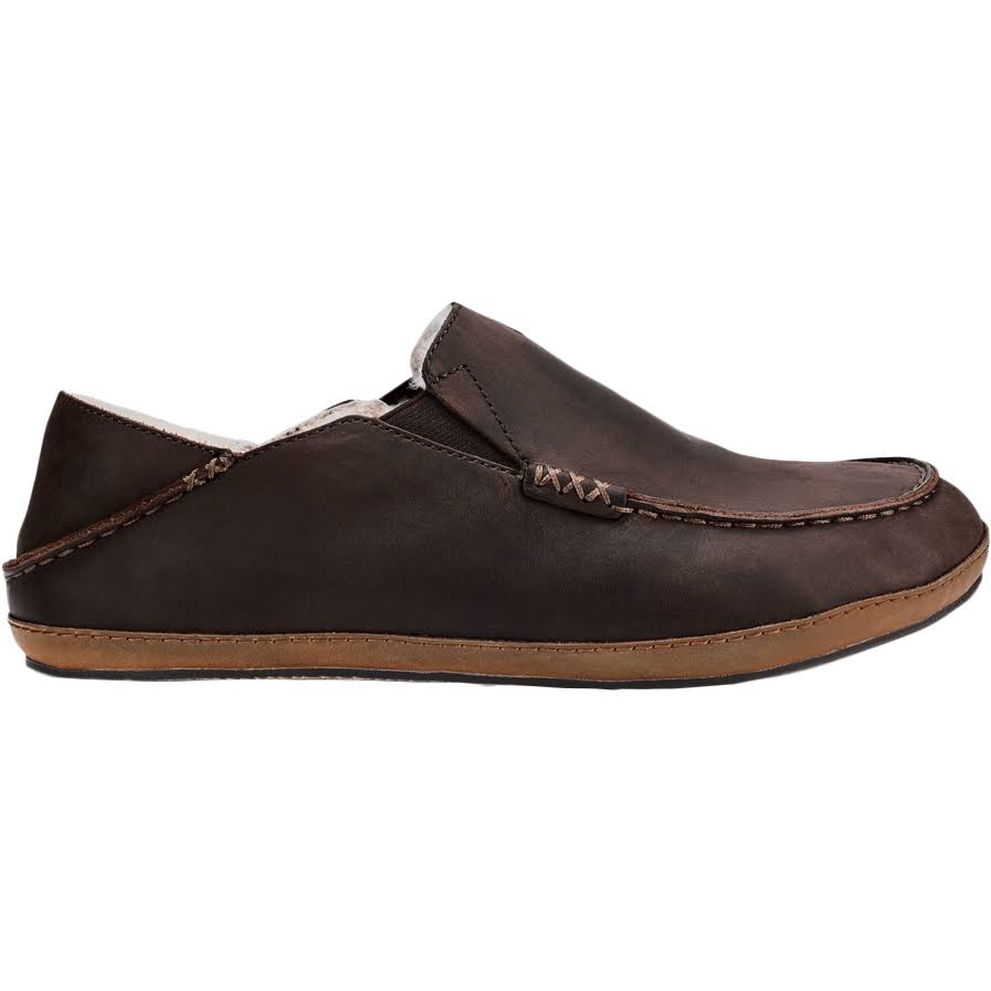 Olukai Men&s Moloa Slipper 7 / - Dark Wood