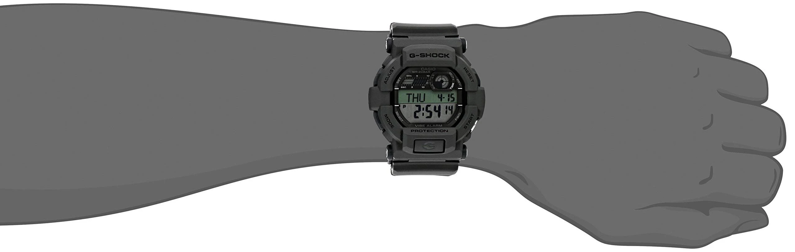 Casio Mens Black G-Shock Classic Watch (GD350-8C / GD3508C)