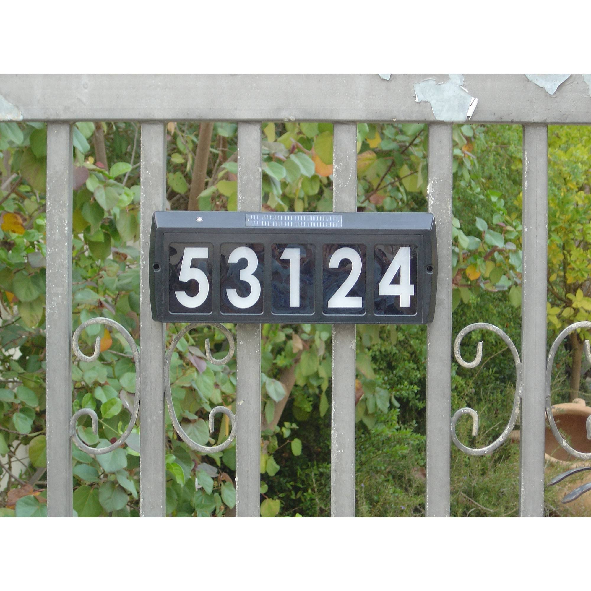 Gama Sonic Solar Address Sign