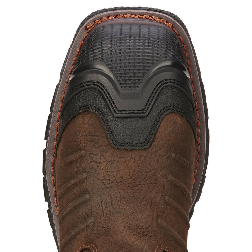 Ariat Men's Catalyst VX Bruin Brown Waterproof Wide Square Composite Toe Work Boot