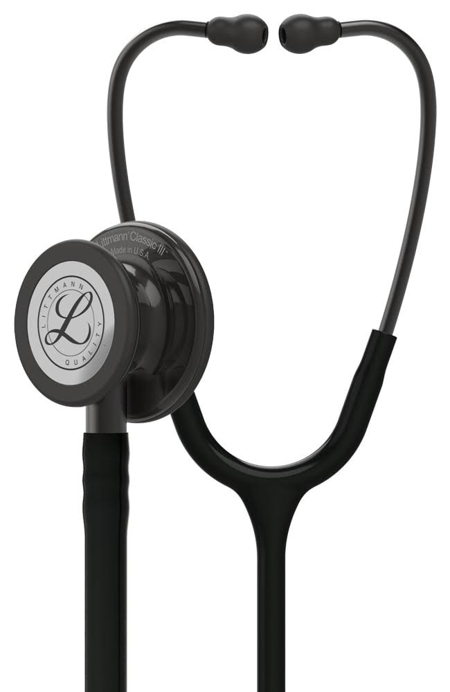3M Littmann Classic III Stethoscope - Black / Smoke