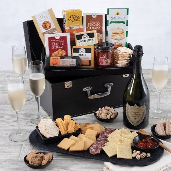 Ultimate DOM Perignon Gift by Gourmet Gift Baskets - Champagne Gift Baskets - Gift Baskets Delivered - Gift Baskets