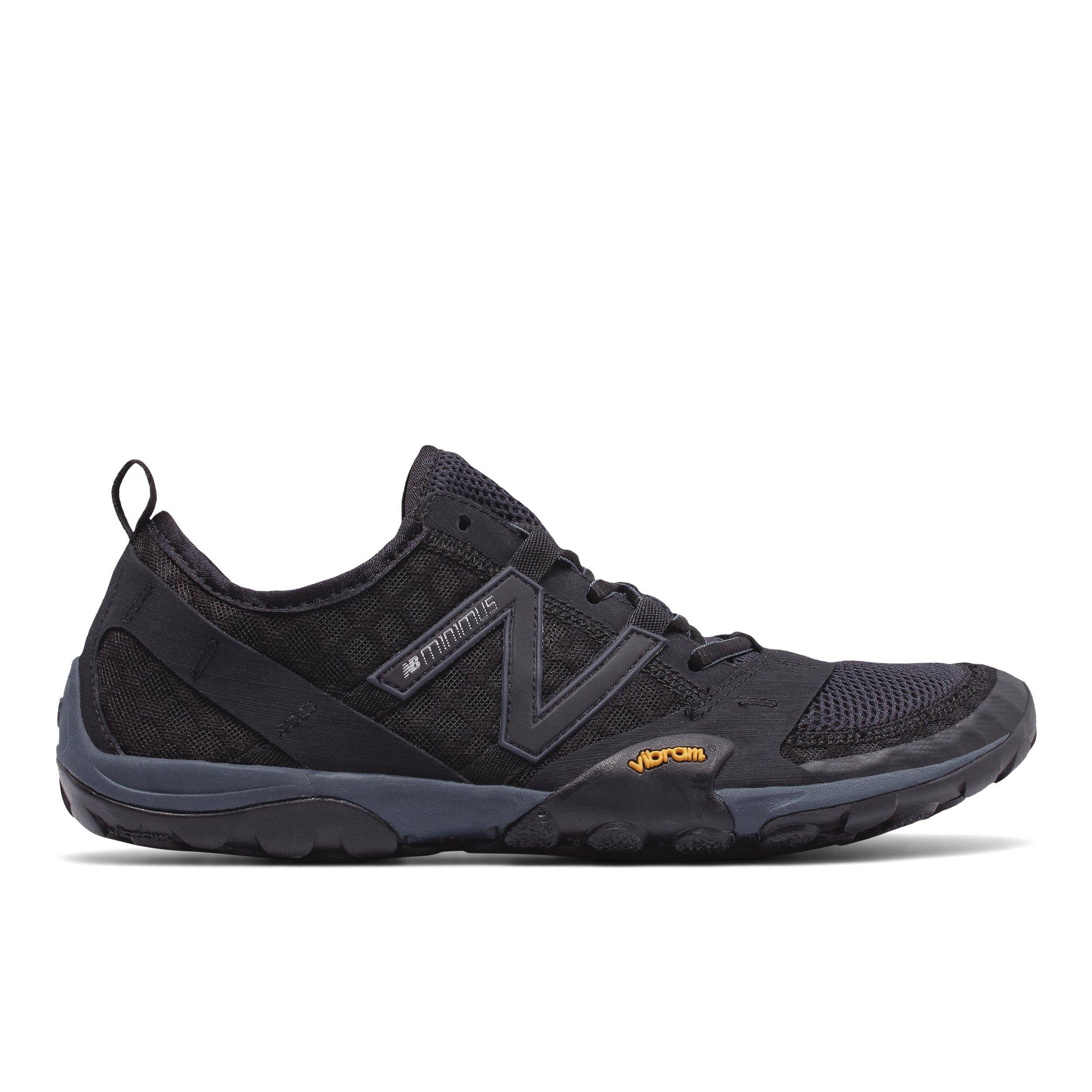 Men&s New Balance Minimus 10v1 Trail Running Shoe, Size: 9.5, Black/Silver