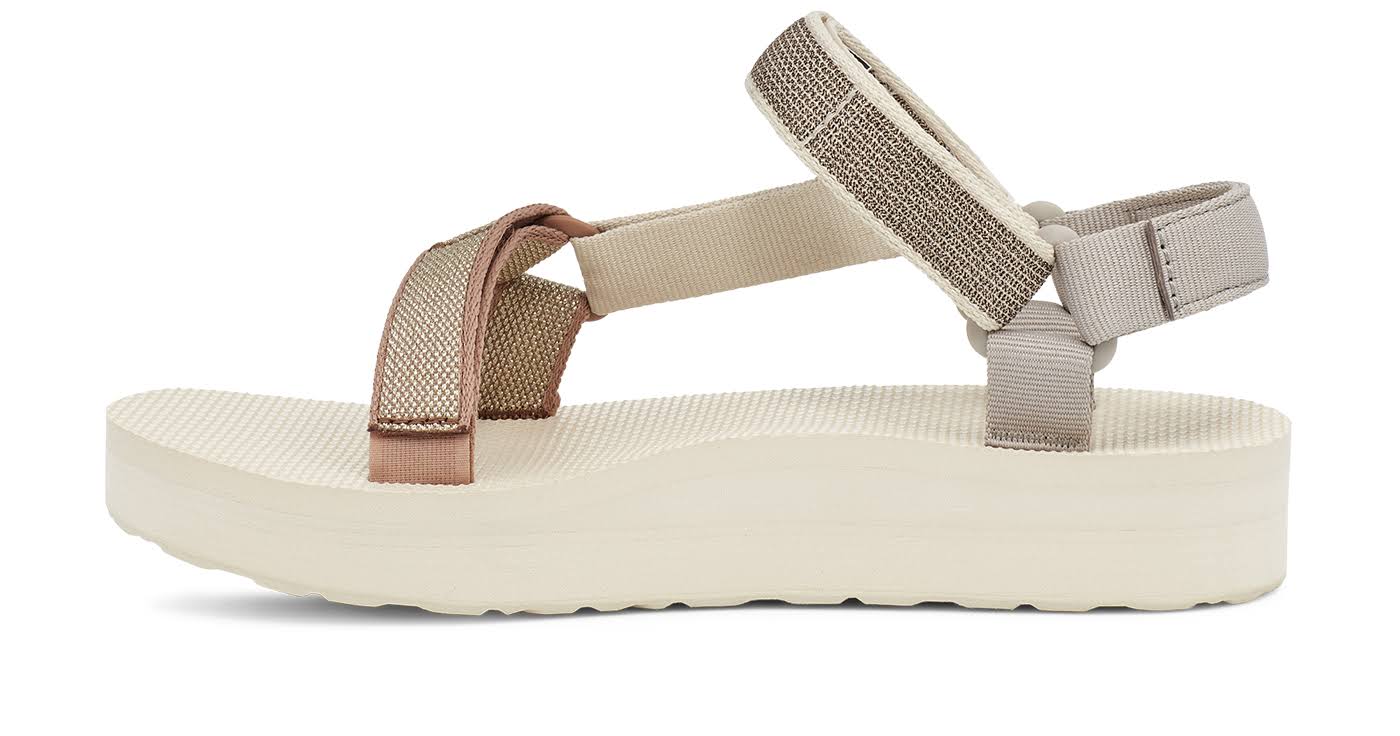 Teva Women's Midform Universal Karina - White Swan Metallic Multi - 7