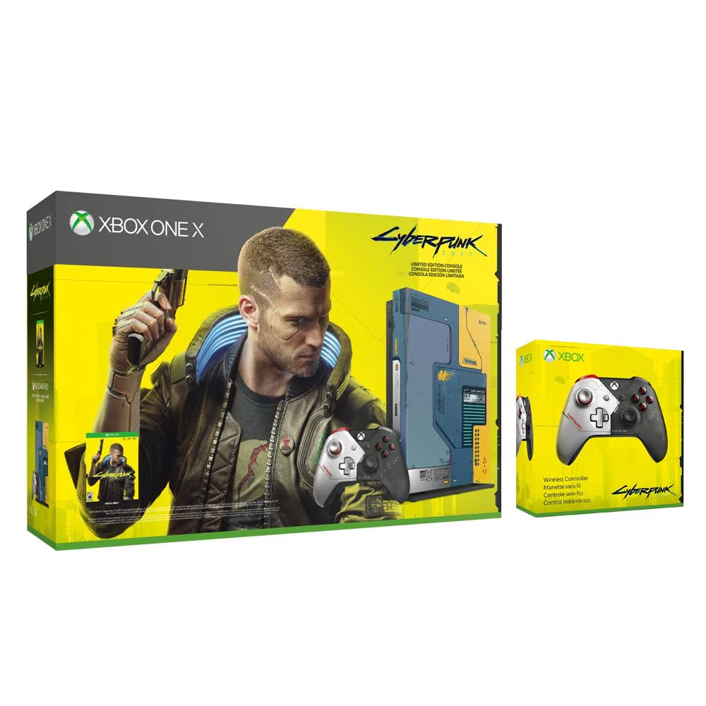 Microsoft - Xbox One x 1TB Cyberpunk 2077 Limited Edition Console Bundle