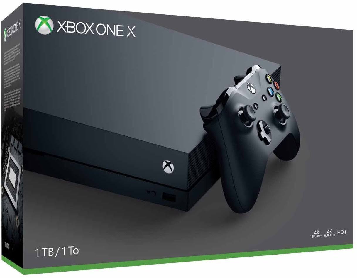 Microsoft Xbox One X - 1 TB - Black