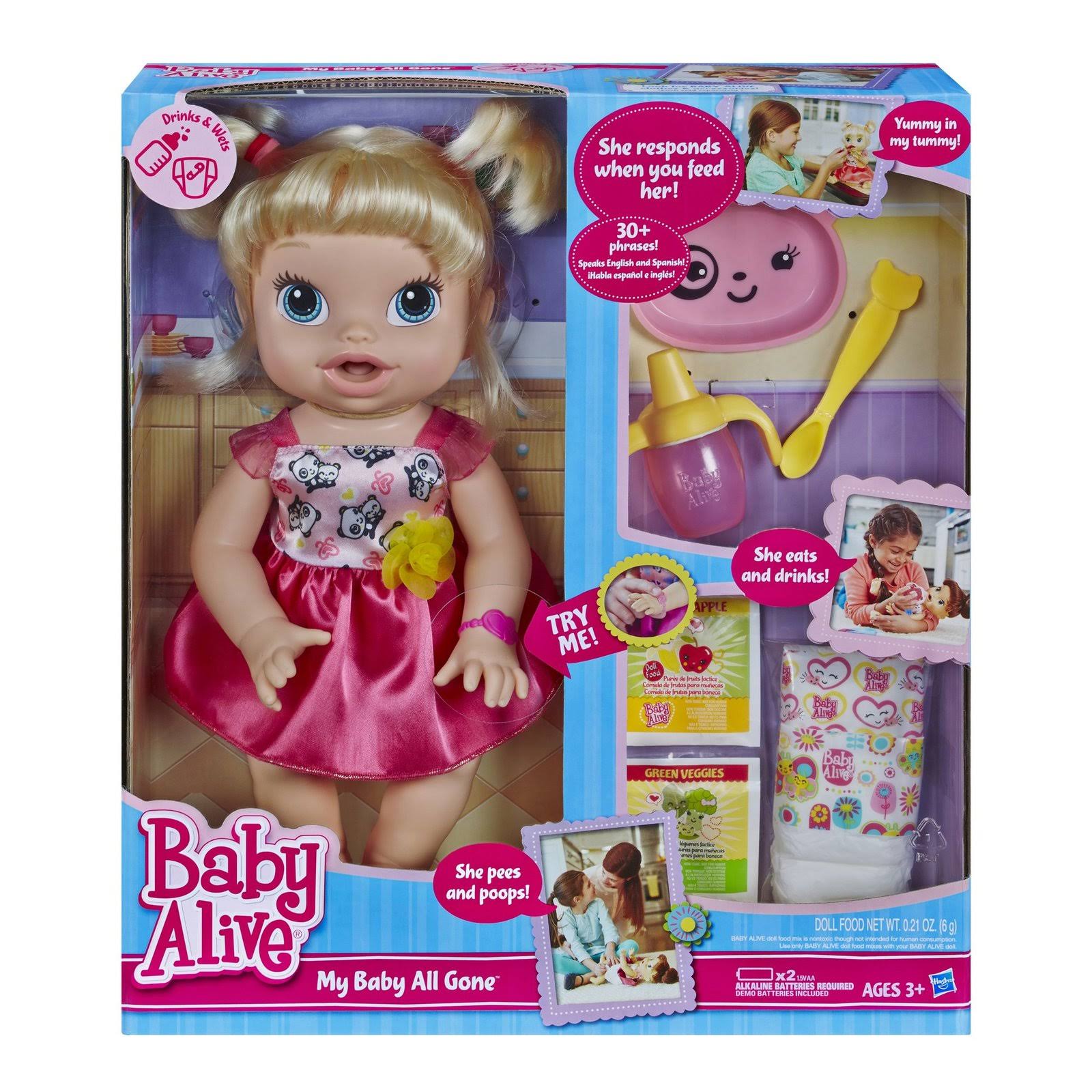 Baby Alive My Baby All Gone Doll, Blonde(Discontinued by Manufacturer)