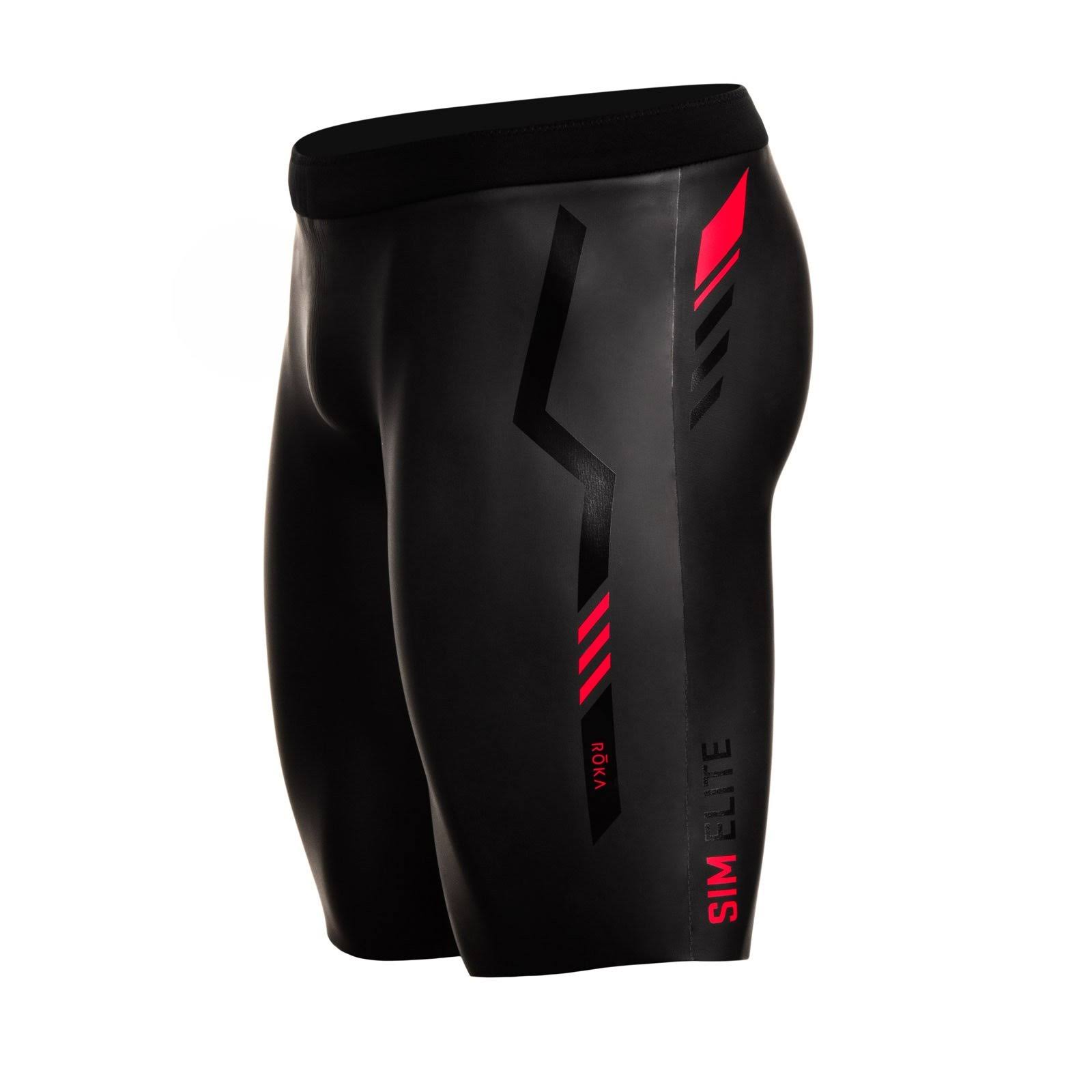 ROKA Men's SIM Elite II Buoyancy Shorts for Swimming Racing and Triathlon