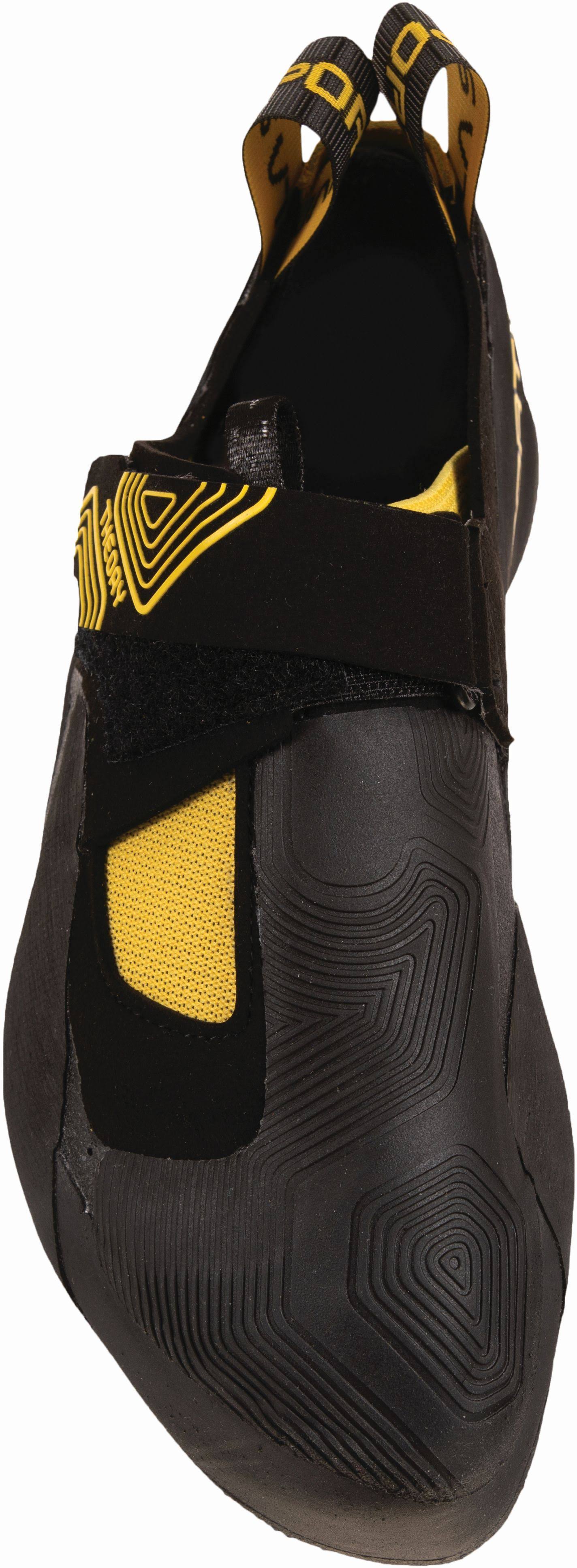 La Sportiva Men's Theory Climbing Shoe - 40 - Black / Yellow