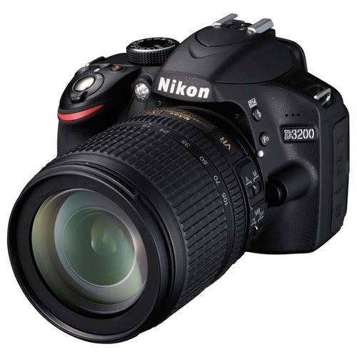 Nikon D3200 Digital SLR Camera - Black - 18-105mm VR Lens