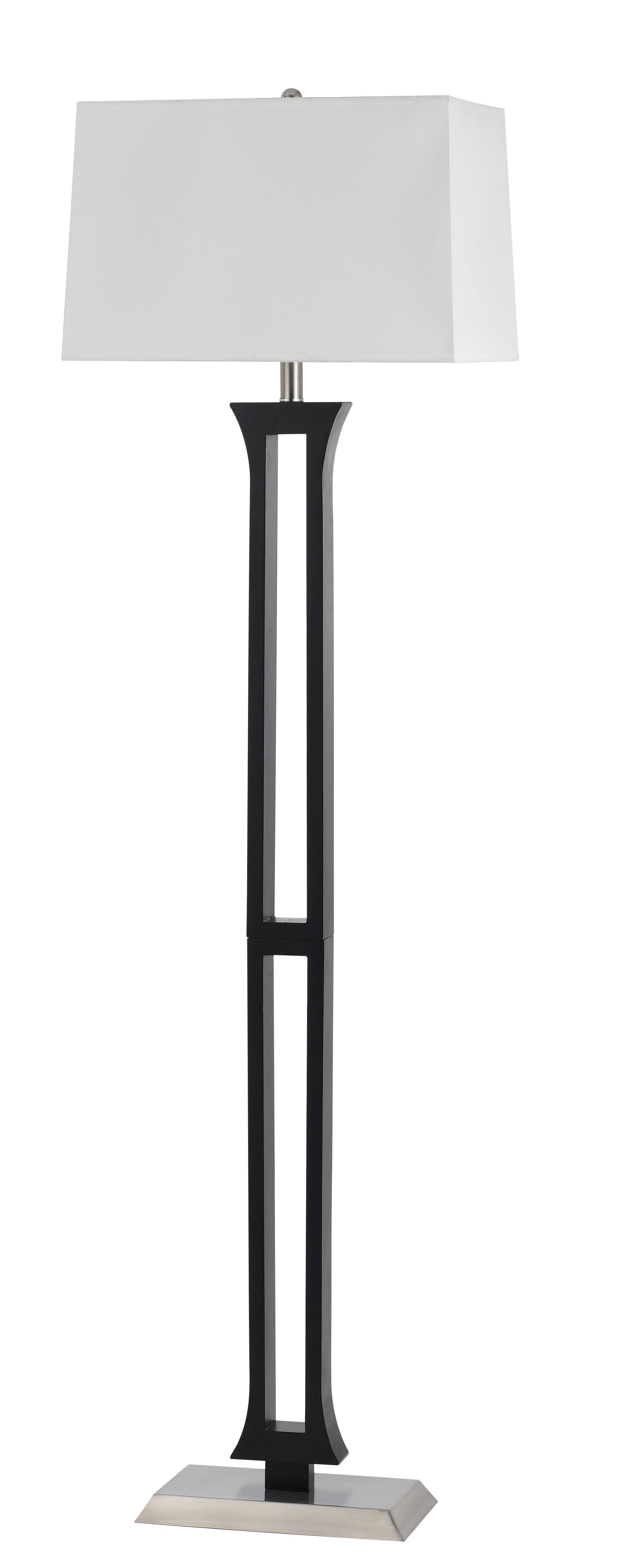 Cal Lighting LA-8022FL-1-BS 100W Metal Floor Lamp