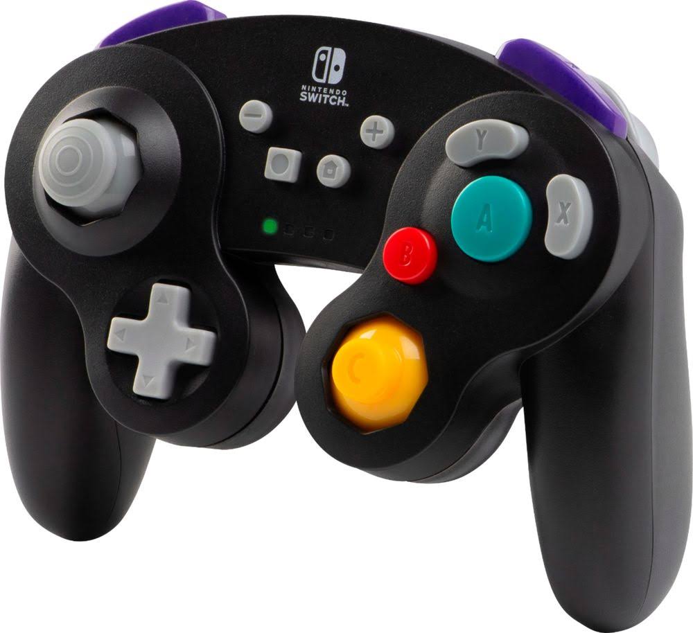 Powera Wireless Controller for Nintendo Switch - Gamecube Style Black