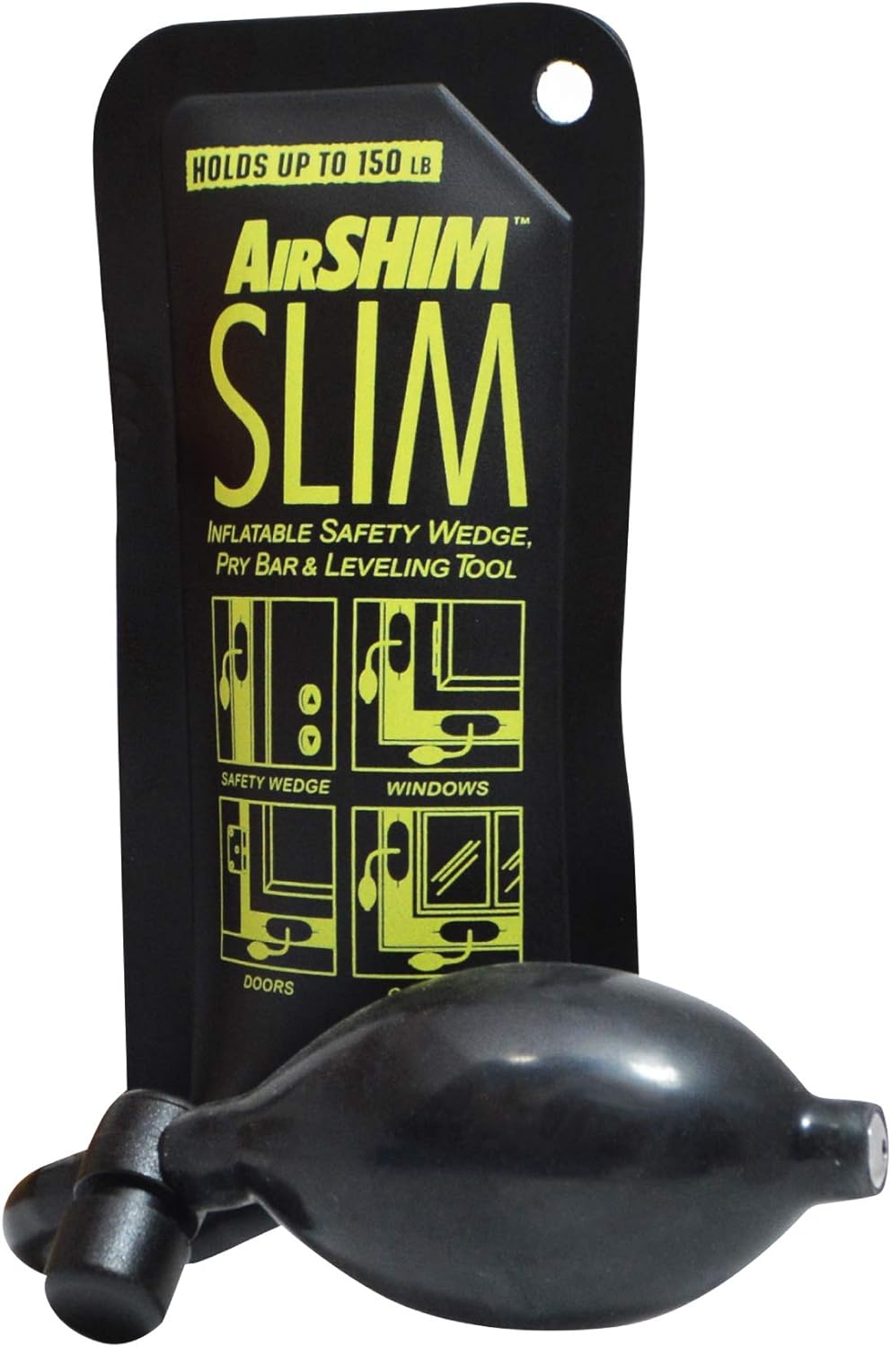 Calculated Industries 1180 Airshim Slim Inflatable Elevator Door Safety Wedge & Pry bar & Leveling Tool For Installers, Mechanics & Inspectors | 150 Lb Rating