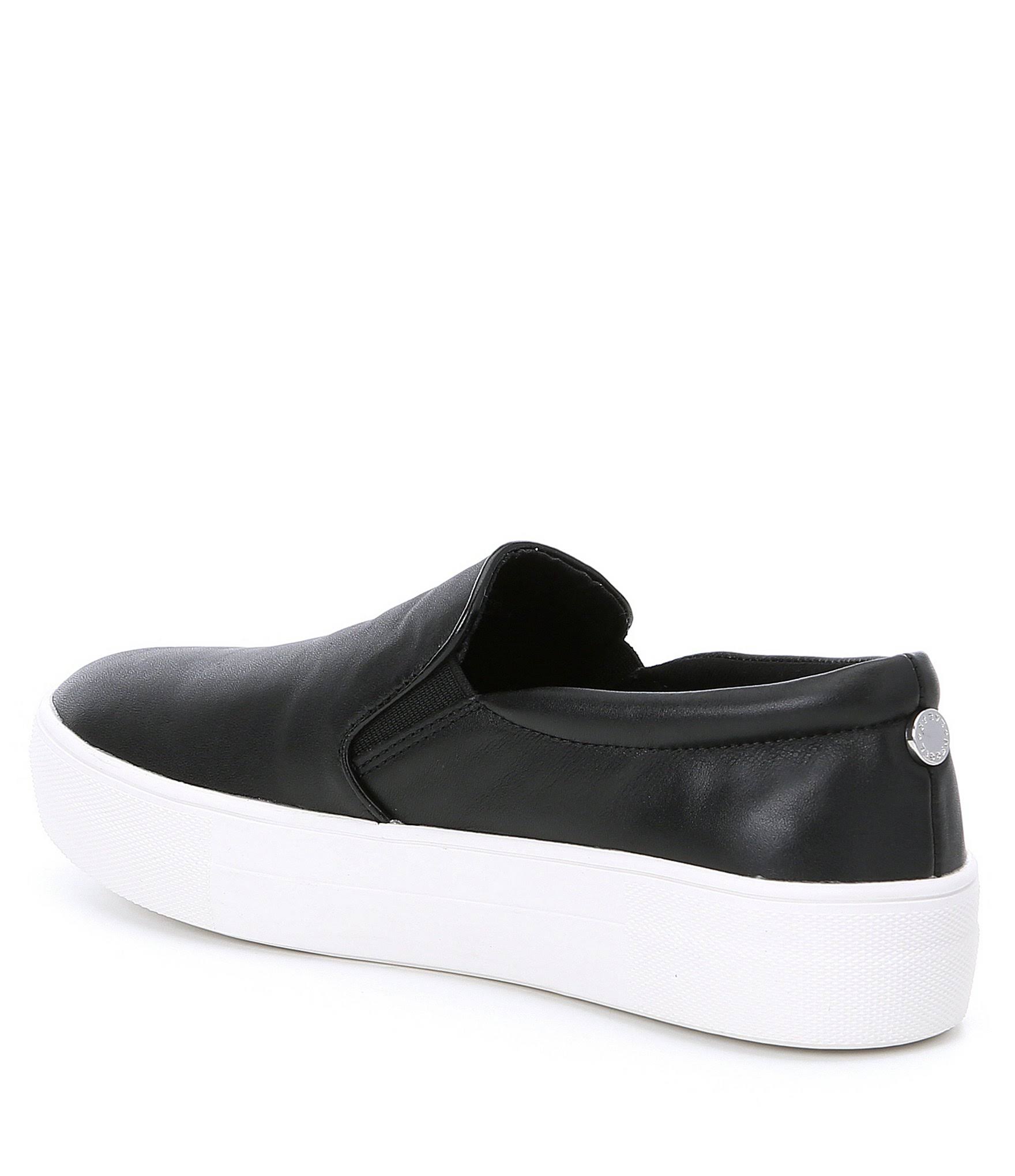 Steve Madden Gills Platform Slip-On Sneaker - Women's - Black Leather
