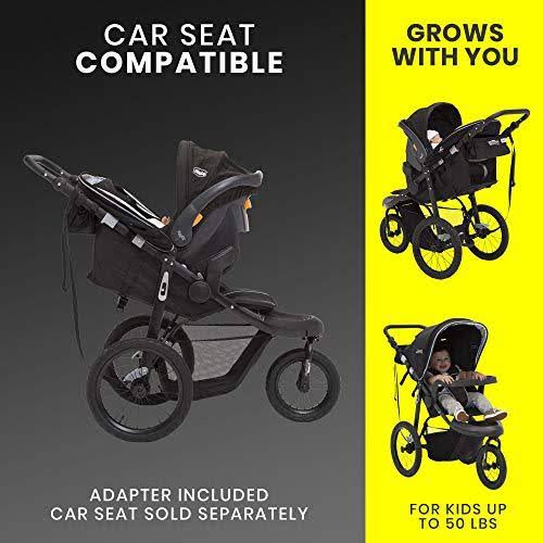 Jeep Hydro Sport Plus Jogger Stroller Black (001)