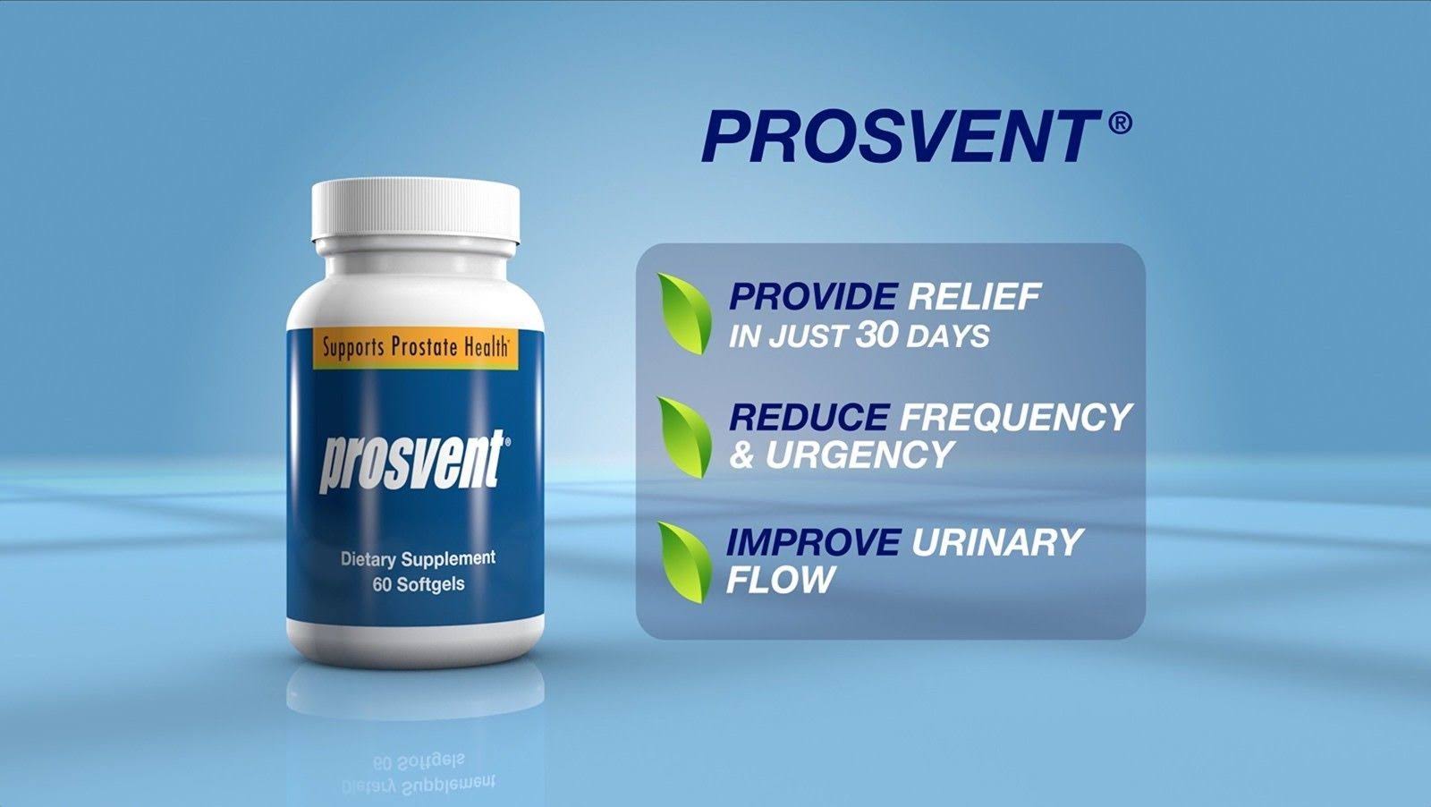 Prosvent - Natural Prostate Health Supplement - Clinically Tested Ingredients